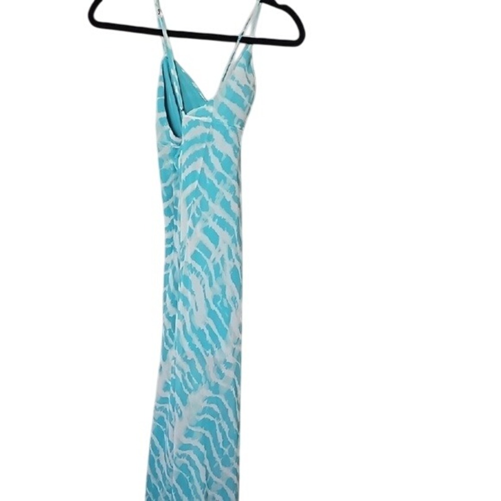 Guess Colorful Vibrant Strappy Back Maxi Dress XS Empire Waist - Picture 9 of 11